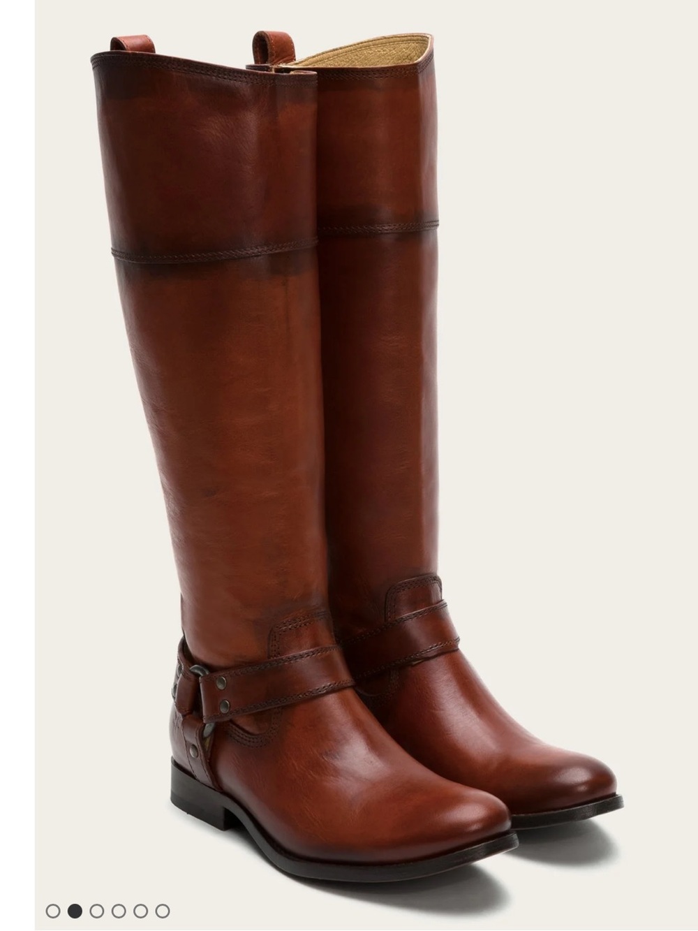FRYE BOOTS MELISSA HARNESS INSIDE ZIP woman’s 7.5